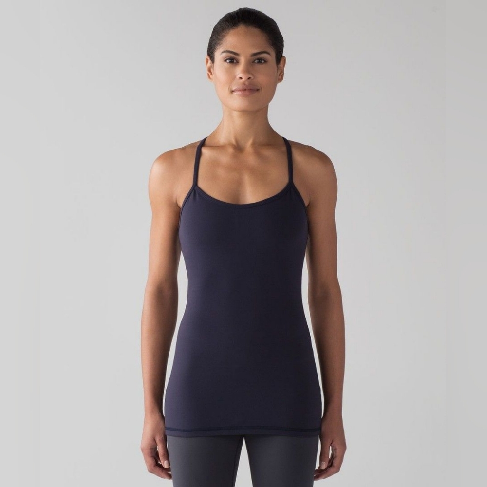 Navy blue Lululemon tank , size 2-4